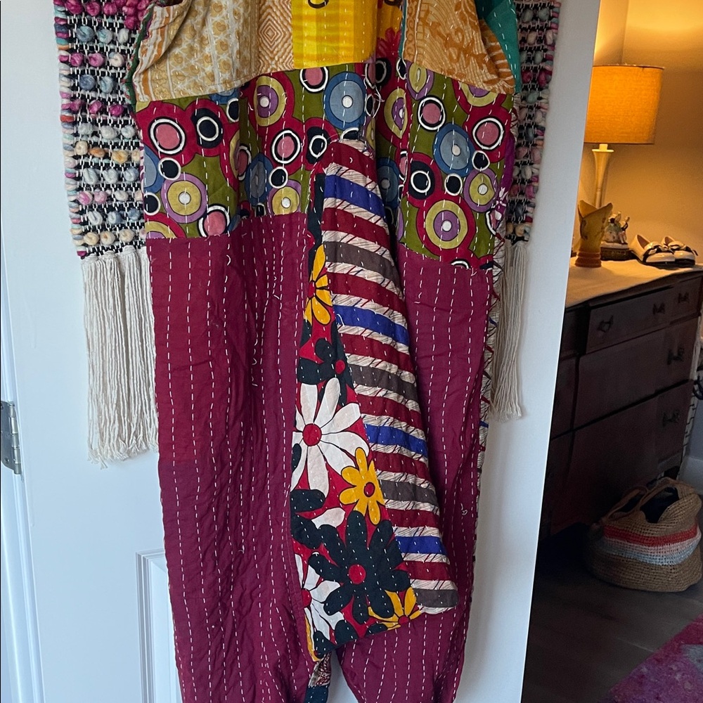 Colorful Patchwork Jumpsuit - image 9